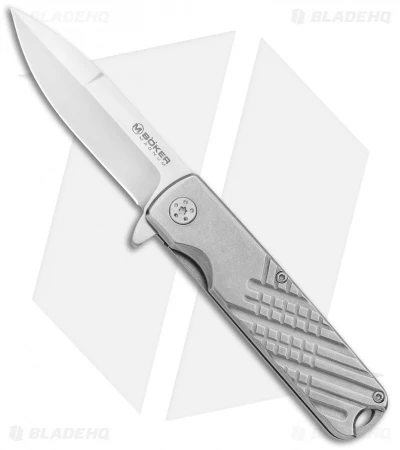 Boker Magnum Triple-S Point Liner Lock Knife (3" Satin) 01SC082 1 Boker Magnum Triple-S Point Liner Lock Knife (3" Satin) 01SC082