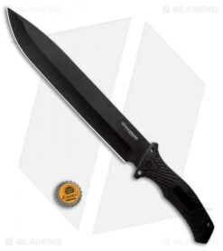 Boker Magnum Trojan Fixed Blade Knife Black (10.13" Black) 7 Boker Magnum Trojan Fixed Blade Knife Black (10.13" Black) -Boker Boker Magnum Trojan Fixed Blade Knife Black G 10 02RY171 BHQ 94430 ns bottlecap