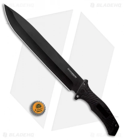 Boker Magnum Trojan Fixed Blade Knife Black (10.13" Black) 4 Boker Magnum Trojan Fixed Blade Knife Black (10.13" Black) - Image 4