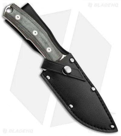 Boker Magnum Vox 2021 Collection Fixed Blade Knife Black Micarta (5.3" Satin) 3 Boker Magnum Vox 2021 Collection Fixed Blade Knife Black Micarta (5.3" Satin) - Image 3