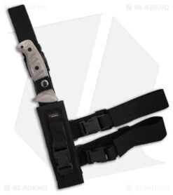 Boker Magnum Warrior Fixed Blade Knife Desert Micarta (6.75" Black) -Boker Boker Magnum Warrior FB Knife Dersert Micarta 6in Black BHQ 139186 td sheath