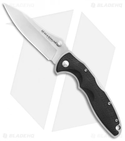 Boker Magnum X-Over Lockback Knife Black G-10 (3.1 Satin) 01SC365 1 Boker Magnum X-Over Lockback Knife Black G-10 (3.1 Satin) 01SC365