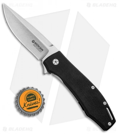 Boker Marlowe KMP22 Frame Lock Knife Black G-10 (3.1" Stonewash) 110658 4 Boker Marlowe KMP22 Frame Lock Knife Black G-10 (3.1" Stonewash) 110658 - Image 4