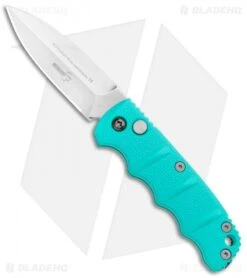 Boker Mini Kalashnikov Dagger Automatic Knife Tyranny Teal (2.5" Stonewash)