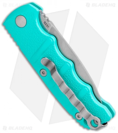 Boker Mini Kalashnikov Dagger Automatic Knife Tyranny Teal (2.5" Stonewash) 3 Boker Mini Kalashnikov Dagger Automatic Knife Tyranny Teal (2.5" Stonewash) - Image 3