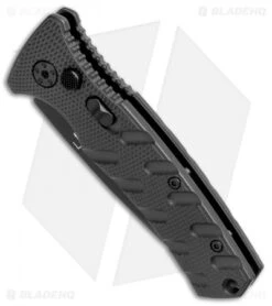 Boker Mini Strike Automatic Knife Black Aluminum (2.6" Black D2) -Boker Boker Mini Strike Auto Black Black 01BO436NSOI BHQ 99629 jr spine