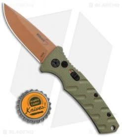 Boker Mini Strike Desert Warrior Automatic Knife (2.6" Copper D2) 7 Boker Mini Strike Desert Warrior Automatic Knife (2.6" Copper D2) -Boker Boker Mini Strike Auto OD Green Copper 01BO438NSOI BHQ 99631 jr bottlecap