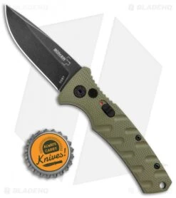 Boker Mini Strike Automatic Knife OD Green Aluminum (2.6" Smokewash D2) 7 Boker Mini Strike Automatic Knife OD Green Aluminum (2.6" Smokewash D2) -Boker Boker Mini Strike Auto OD Green Smokewash 01BO437NSOI BHQ 99630 jr bottlecap