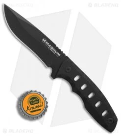 Boker Magnum Oblong Hole Fixed Blade Knife Black Neoprene (3.3" Black) 02RY689 7 Boker Magnum Oblong Hole Fixed Blade Knife Black Neoprene (3.3" Black) 02RY689 -Boker Boker Oblong Hole Black Neoprene Black BHQ 86603 er bottlecap