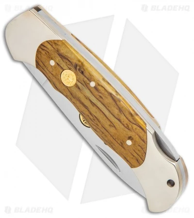 Boker Optima 150th Anniversary Lockback Knife Curly Birch Wood 115122 2 Boker Optima 150th Anniversary Lockback Knife Curly Birch Wood 115122 - Image 2