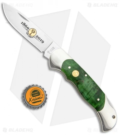 Boker Optima 150th Anniversary Lockback Knife Curly Birch (3.6" Satin) 116122 4 Boker Optima 150th Anniversary Lockback Knife Curly Birch (3.6" Satin) 116122 - Image 4