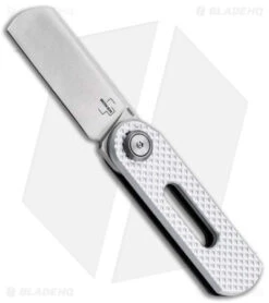 Boker Ovalmoon Swivel Pocket Knife Silver Aluminum (1.8" Satin) 01BO498