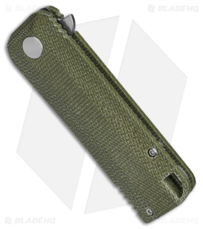 Boker Plus Baba Yaga Liner Lock Knife Green Micarta (2.7" Satin) 2 Boker Plus Baba Yaga Liner Lock Knife Green Micarta (2.7" Satin) - Image 2