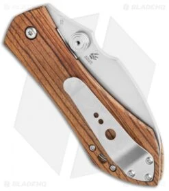 Boker Plus Anso 67 Pro Liner Lock Knife Zebrawood (3.4" Satin) 01BO233 -Boker Boker Plus Anso 67 Pro Liner Lock Knife Zebra Wood 3.4 Satin 01BO233 BHQ 118397 LS Side