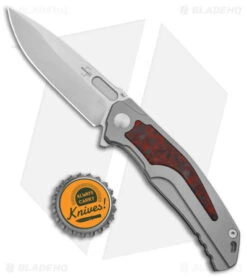 Boker Plus Aphex Mini Frame Lock Knife Titanium/Red Marble CF (3" Satin) 1BO197 -Boker Boker Plus Aphex Mini Frame Lock Knife Ti Red Marble CF BHQ 131449 td size