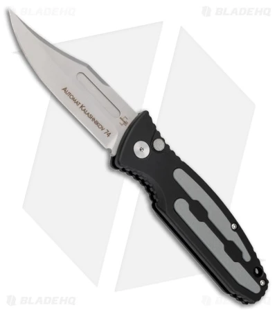 Boker Plus BP Kalashnikov 74 Auto Knife Aluminum Black (3.3" Satin) 01KALS135 1 Boker Plus BP Kalashnikov 74 Auto Knife Aluminum Black (3.3" Satin) 01KALS135