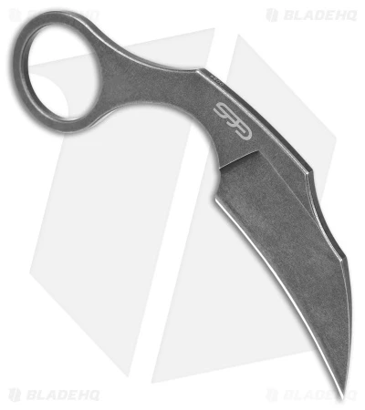 Boker Plus Bad Moon Karambit Fixed Blade Knife (2.4" Gray Stonewash) 02BO078 2 Boker Plus Bad Moon Karambit Fixed Blade Knife (2.4" Gray Stonewash) 02BO078 - Image 2