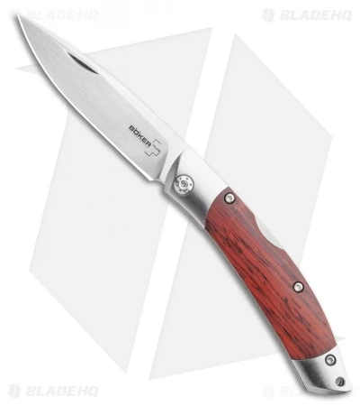 Boker Plus Caballero Lockback Pocket Knife Cocobolo (3" Satin) 01BO239 1 Boker Plus Caballero Lockback Pocket Knife Cocobolo (3" Satin) 01BO239