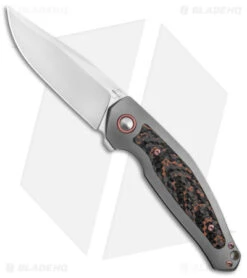 Boker Plus Collection 2022 Jens Anso Ti Frame Lock Fat Carbon CF (3.4" Satin)