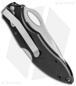 Boker Plus Action R Lockback Knife Black G-10 (3" Satin Serr) 01BO094 -Boker Boker Plus Fastback Black G 10 01BO094 BHQ 80763 jr side