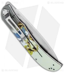 Boker Plus Frazetta "Ghoul Queen" Exskelibur I Frame Lock Knife (3.5" Satin) -Boker Boker Plus Frazetta Ghoul Queen Exskelibur I FL Satin BHQ 94331 jr side