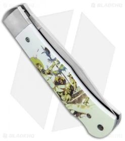 Boker Plus Lockback Frazetta "Ghoul Queen" Knife (3.75" Satin) 01BO653 6 Boker Plus Lockback Frazetta "Ghoul Queen" Knife (3.75" Satin) 01BO653 -Boker Boker Plus Frazetta Ghoul Queen LB Satin 01BO653 BHQ 94338 jr side