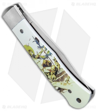 Boker Plus Lockback Frazetta "Ghoul Queen" Knife (3.75" Satin) 01BO653 3 Boker Plus Lockback Frazetta "Ghoul Queen" Knife (3.75" Satin) 01BO653 - Image 3