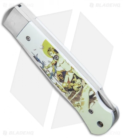 Boker Plus Lockback Frazetta "Ghoul Queen" Knife (3.75" Satin) 01BO653 2 Boker Plus Lockback Frazetta "Ghoul Queen" Knife (3.75" Satin) 01BO653 - Image 2