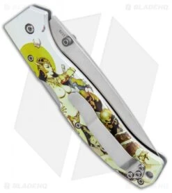 Boker Plus Frazetta "Ghoul Queen" Titan Lockback Knife (3.62" Satin) -Boker Boker Plus Frazetta Ghoul Queen Titan LB Satin BHQ 94340 jr side