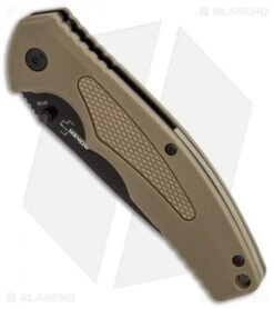 Boker Plus Gemini NGA Spring Assisted Knife Coyote (3.5" Black) 01BO501 6 Boker Plus Gemini NGA Spring Assisted Knife Coyote (3.5" Black) 01BO501 -Boker Boker Plus Gemini NGA Coyote black BHQ 80766 er spine