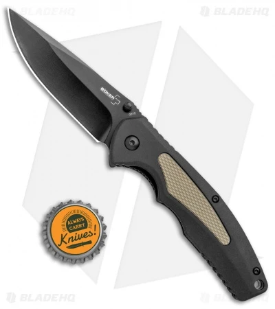 Boker Plus Gemini NGA Spring Assisted Knife Black/Coyote (3.5" Black) 01BO505 4 Boker Plus Gemini NGA Spring Assisted Knife Black/Coyote (3.5" Black) 01BO505 - Image 4