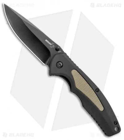 Boker Plus Gemini NGA Spring Assisted Knife Black/Coyote (3.5" Black) 01BO505 1 Boker Plus Gemini NGA Spring Assisted Knife Black/Coyote (3.5" Black) 01BO505