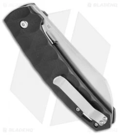 Boker Plus Haddock Pro Knife Black G-10 (3.4" Satin) 01BO232 -Boker Boker Plus Haddock Pro Knife Black G 10 3.375 Sattin Jens Anso 01BO232 BHQ 118394 LS Side