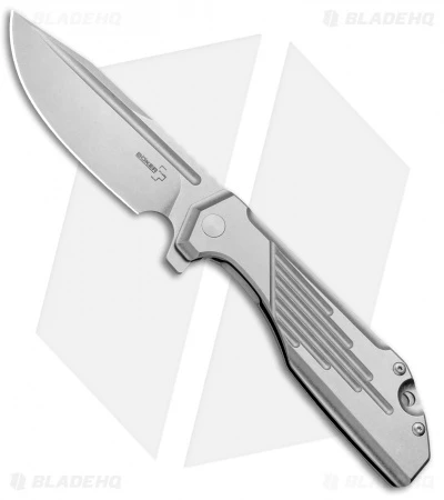 Boker Plus JB Stout Lateralus Flipper Knife Stainless Steel(3.6" SW) 01BO777 1 Boker Plus JB Stout Lateralus Flipper Knife Stainless Steel(3.6" SW) 01BO777