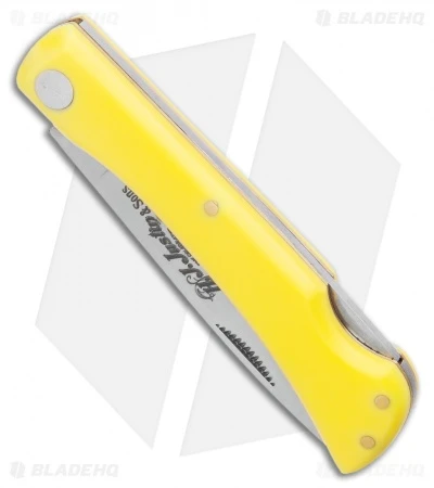 Boker Plus Justin Rangebuster Junior 2.0 Lockback Yellow Poly (3" Satin) 2 Boker Plus Justin Rangebuster Junior 2.0 Lockback Yellow Poly (3" Satin) - Image 2