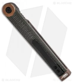 Boker Plus Kaizen Liner Lock Knife Green Canvas Micarta (3.11" Black) 01BO391 6 Boker Plus Kaizen Liner Lock Knife Green Canvas Micarta (3.11" Black) 01BO391 -Boker Boker Plus Kaizen Green Canvas Micarta 01BO391 BHQ 136230 td side