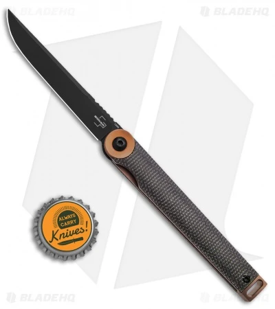 Boker Plus Kaizen Liner Lock Knife Green Canvas Micarta (3.11" Black) 01BO391 4 Boker Plus Kaizen Liner Lock Knife Green Canvas Micarta (3.11" Black) 01BO391 - Image 4