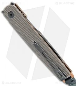 Boker Plus Kansei LRF Liner Lock Knife Green Canvas Micarta (3" Smokewash) 7 Boker Plus Kansei LRF Liner Lock Knife Green Canvas Micarta (3" Smokewash) -Boker Boker Plus Kansei LRF LL Green Canvas Micarta Smokewash 01BO124SOI BHQ 101969 jr side