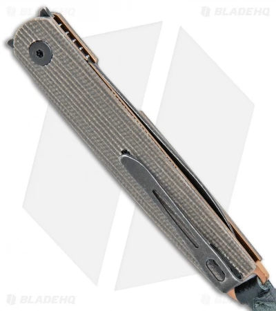 Boker Plus Kansei LRF Liner Lock Knife Green Canvas Micarta (3" Smokewash) 3 Boker Plus Kansei LRF Liner Lock Knife Green Canvas Micarta (3" Smokewash) - Image 3