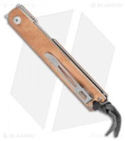 Boker Plus Kansei Nori Liner Lock Knife Copper (3.125 Satin) -Boker Boker Plus Kansei Nori Liner Lock Knife Copper 3.125 Satin BHQ 99627 LS Side