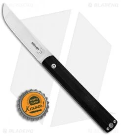 Boker Plus Kansei Wasabi Slip Joint Knife Black G-10 (2.8" Satin) 01BO630 -Boker Boker Plus Kansei Wasabi SJ Black G 10 Satin 01BO630 BHQ 85357 jr bottlecap