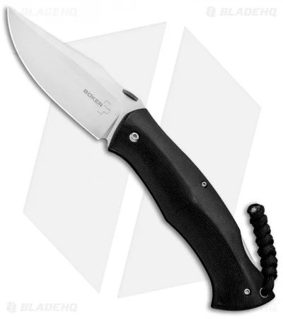 Boker Plus Kerberos Clip Point Lockback Knife (3.3" Satin) 01BO266 1 Boker Plus Kerberos Clip Point Lockback Knife (3.3" Satin) 01BO266