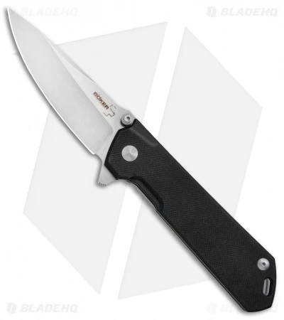 Boker Plus Kihon Frame Lock Knife Black G-10 (3.25" Satin) 1 Boker Plus Kihon Frame Lock Knife Black G-10 (3.25" Satin)