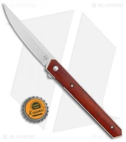 Boker Plus Kwaiken Air Liner Lock Knife Cocobolo (3.5" Satin) 01BO168 -Boker Boker Plus Kwaiken Air LL Cocobolo Ti Satin 01BO168 BHQ 120654 jr bottlecap