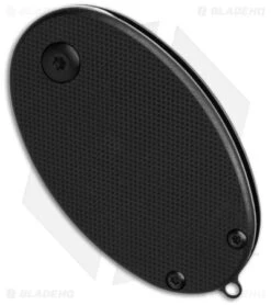 Boker Plus L'Egg Folding Neck Knife Black G-10 W/Chain (1.4" Satin) 01BO198 -Boker Boker Plus L Egg G10 D2 BHQ 131453 td side 2