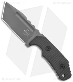 Boker Plus Little Dvalin Tanto Fixed Blade Black G-10 (3.3" Gray) 02BO034