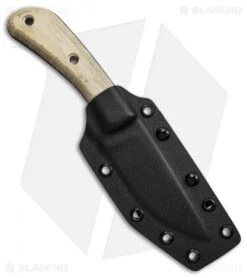 Boker Plus Little Rok Fixed Blade Knife Green Micarta W/Sheath (4.1" Black) -Boker Boker Plus Little Rock Green Micarta SK 85 BHQ 131452 td Sheath