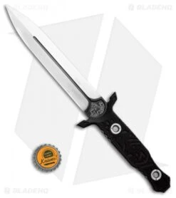Boker Plus M92 Dagger Fixed Blade Tactical Knife Black G-10 (5.5" Satin) 02BO059 -Boker Boker Plus M92 Dagger Fixed Blade Knife Black G 10 BHQ 94310 ns bottlecap