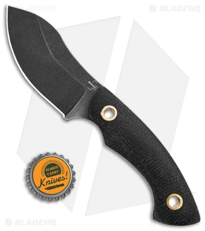 Boker Plus Nessmi Pro Exclusive Fixed Blade Knife Black Micarta (2.75" D2) 4 Boker Plus Nessmi Pro Exclusive Fixed Blade Knife Black Micarta (2.75" D2) - Image 4