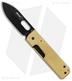 Boker Plus Panchenko Brass Lancer Liner Lock Knife (3" Black) 01BO098SOI